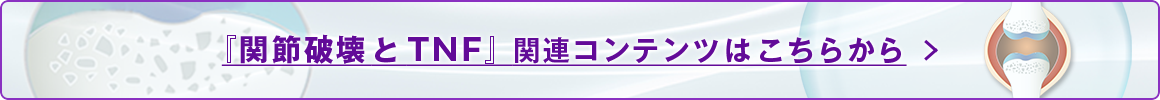 『関節破壊とTNF』関連コンテンツはこちらから