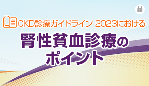 CKD診療ガイドライン 2023における腎性貧血診療のポイント
